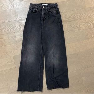 Zara High Rise Wide Jeans